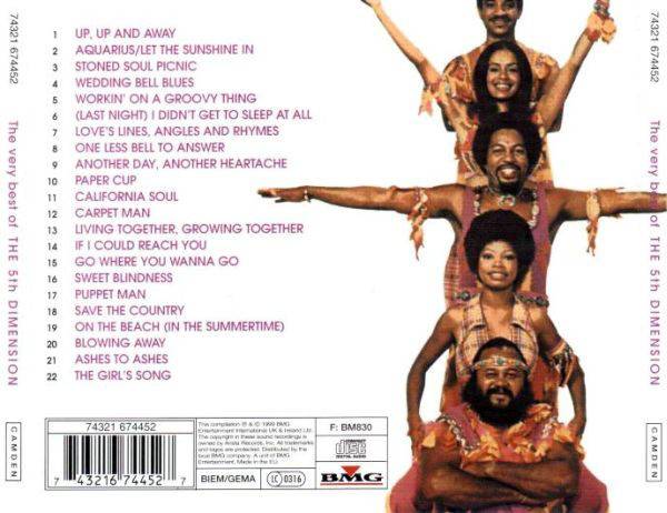 The 5th Dimension The Very Best Of : Back